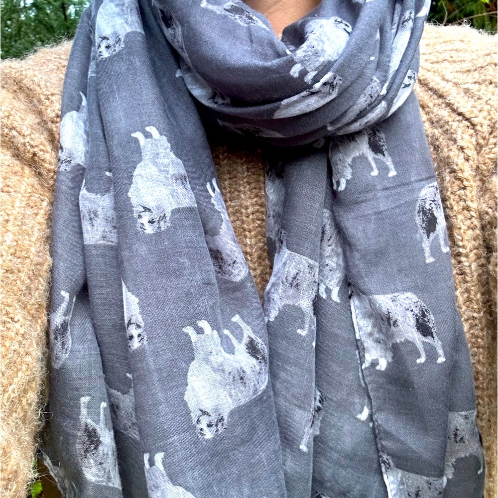 Australian Shepherd Scarf (Blue Merle!)